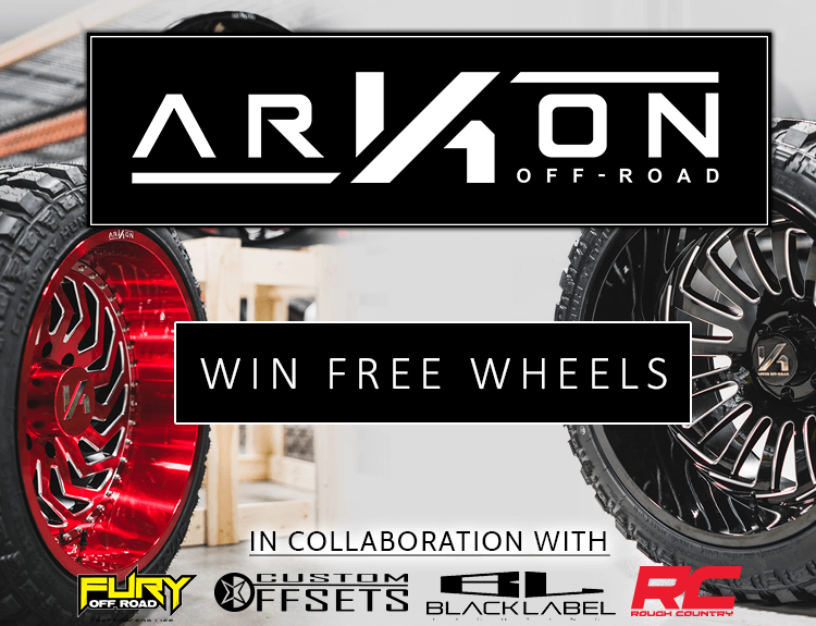 Arkon Offroad, Custom Offsets, Fury Offroad & Rough Country Full Build Giveaway