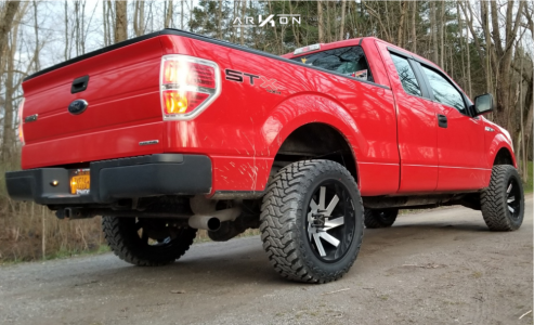 1 2012 F 150 Ford Motofab Suspension Lift 25in Arkon Off Road Lincoln Machined Black