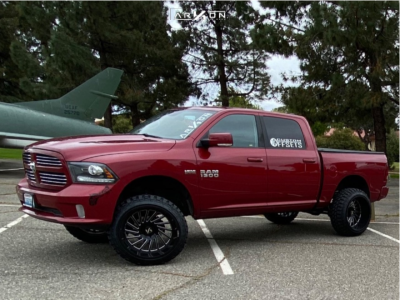 1 2014 1500 Ram Rough Country Suspension Lift 6in Arkon Off Road Caesar Black