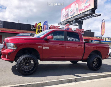 1 2014 1500 Ram Rough Country Suspension Lift 6in Arkon Off Road Caesar Black