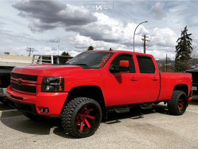 1 2008 Silverado 2500 Hd Chevrolet 2 Inch Level Leveling Kit Arkon Off Road Lincoln Red