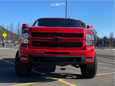 1 2008 Silverado 2500 Hd Chevrolet 2 Inch Level Leveling Kit Arkon Off Road Lincoln Red