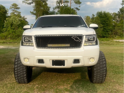 1 2007 Tahoe Chevrolet Rough Country Suspension Lift 75in Arkon Off Road Alexander Black