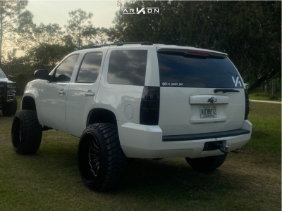 1 2007 Tahoe Chevrolet Rough Country Suspension Lift 75in Arkon Off Road Alexander Black