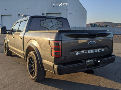 1 2018 F 150 Ford Belltech Lowered On Springs Arkon Off Road Lincoln Black