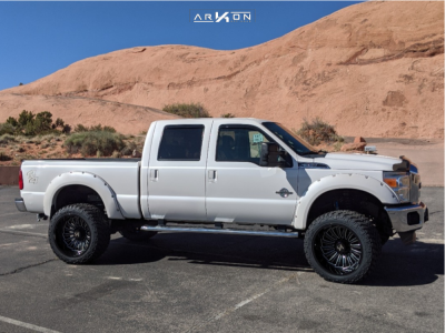 1 2014 F 350 Super Duty Ford Pro Comp Suspension Lift 6in Arkon Off Road Alexander Black