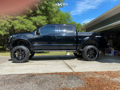 1 2016 F 150 Ford Pro Comp Suspension Lift 7in Arkon Off Road Lincoln Black