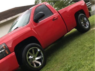 1 2008 Silverado 1500 Chevrolet Stock Air Suspension Arkon Off Road Lincoln Chrome