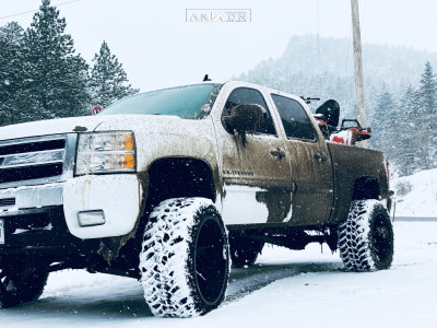 1 2009 Silverado 1500 Chevrolet Mcgaughys Suspension Lift 9in Arkon Off Road Lincoln Black