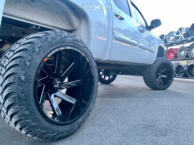 1 2009 Silverado 1500 Chevrolet Mcgaughys Suspension Lift 9in Arkon Off Road Lincoln Black