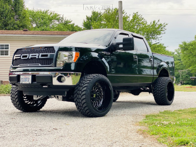 1 2012 F 150 Ford Mcgaughys Suspension Lift 65in Arkon Off Road Crown Series Victory Machined Black