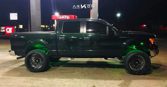 1 2012 F 150 Ford Mcgaughys Suspension Lift 65in Arkon Off Road Crown Series Victory Machined Black