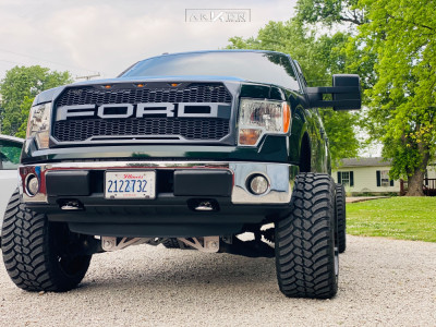 1 2012 F 150 Ford Mcgaughys Suspension Lift 65in Arkon Off Road Crown Series Victory Machined Black