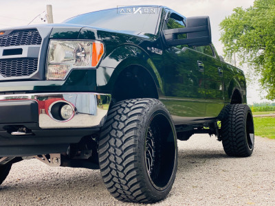 1 2012 F 150 Ford Mcgaughys Suspension Lift 65in Arkon Off Road Crown Series Victory Machined Black