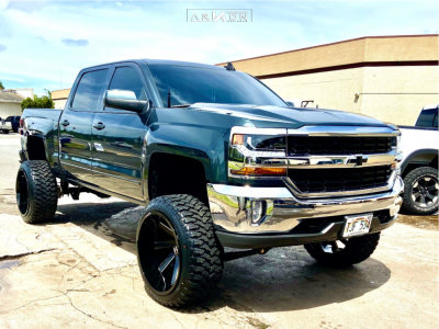 1 2018 Silverado 1500 Chevrolet Fabtech Suspension Lift 6in Arkon Off Road Lincoln Black