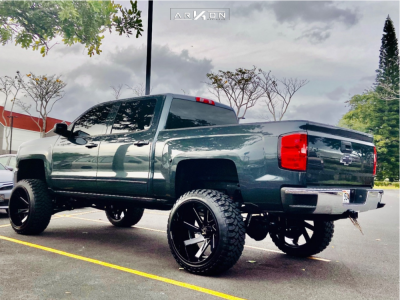1 2018 Silverado 1500 Chevrolet Fabtech Suspension Lift 6in Arkon Off Road Lincoln Black