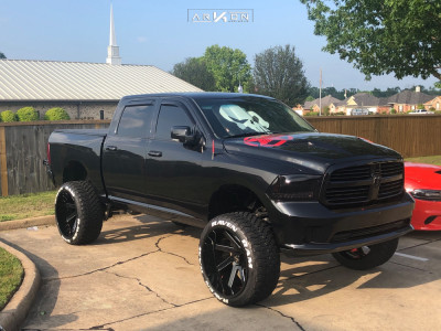 1 2015 1500 Ram Rough Country Suspension Lift 6in Body 3in Arkon Off Road Lincoln Machined Black