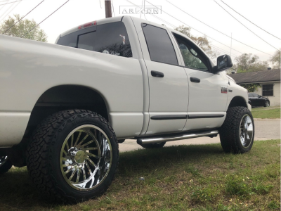 1 2007 Ram 2500 Dodge Stock Air Suspension Arkon Off Road Caesar Chrome