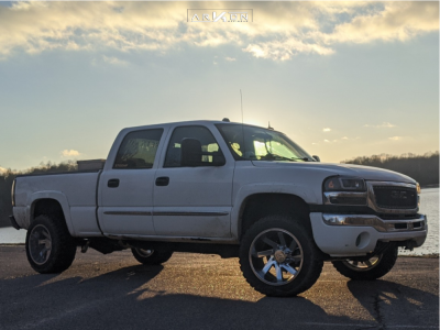 2004 GMC Sierra 2500 HD - 20x12 -44mm - ARKON OFF-ROAD Lincoln - Leveling Kit - 33" x 12.5"