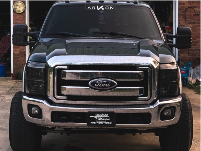 1 2011 F 250 Super Duty Ford 2 Inch Level Leveling Kit Arkon Off Road Caesar Machined Black