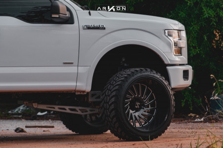 1 2016 F 150 Ford Mcgaughys Suspension Lift 65in Arkon Off Road Caesar Machined Black