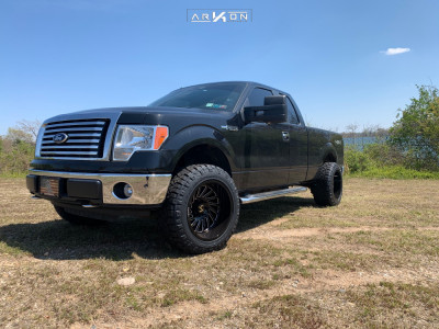 1 2010 F 150 Ford 2 Inch Level Leveling Kit Arkon Off Road Caesar Black