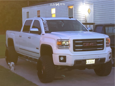 1 2014 Sierra 1500 Hd Gmc Rough Country Suspension Lift 7in Arkon Off Road Alexander Black