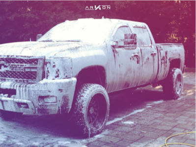 2012 Chevrolet Silverado 2500 HD - 22x12 -51mm - ARKON OFF-ROAD Alexander - Suspension Lift 2.5" - 33" x 12.5"