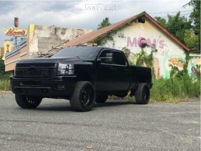 1 2012 Silverado 2500 Hd Chevrolet Kryptonite Suspension Lift 25in Arkon Off Road Alexander Black