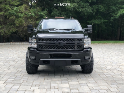 1 2012 Silverado 2500 Hd Chevrolet Kryptonite Suspension Lift 25in Arkon Off Road Alexander Black
