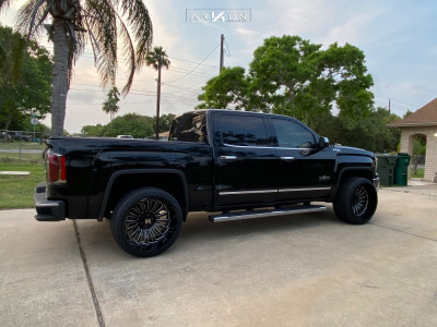 1 2018 Sierra 1500 Gmc Maxtrac Level 2in Drop Rear Arkon Off Road Alexander Black