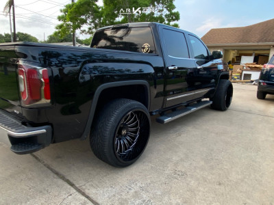 1 2018 Sierra 1500 Gmc Maxtrac Level 2in Drop Rear Arkon Off Road Alexander Black