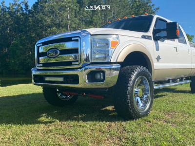 1 2011 F 250 Super Duty Ford Rough Country Body Lift 3in Arkon Off Road Lincoln Chrome