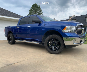 2017 Ram 1500 - 20x9 -1mm - ARKON OFF-ROAD Lincoln - Leveling Kit - 33" x 12.5"