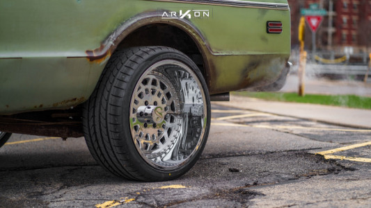 1972 Chevrolet C10 Wheel Offset Slightly Aggressive Stock | 1039316 ...