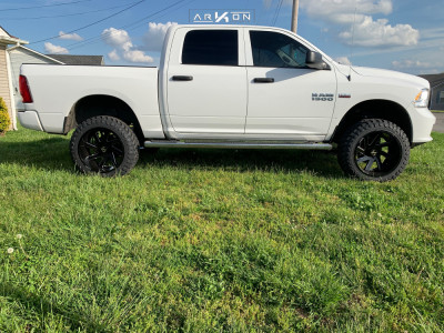 2018 Ram 1500 - 22x12 -51mm - ARKON OFF-ROAD Lincoln - Suspension Lift 6" - 35" x 12.5"