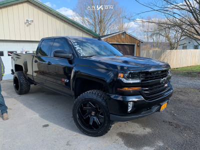 1 2016 1500 Chevrolet 2 Inch Level Stock Arkon Off Road Lincoln Black