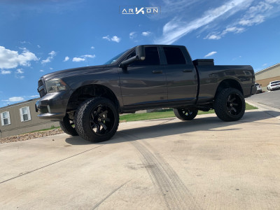 1 2016 1500 Ram Maxtrac Suspension Lift 7in Arkon Off Road Lincoln Black