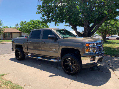 1 2014 Silverado 1500 Chevrolet Motofab Suspension Lift 3in Arkon Off Road Lincoln Black