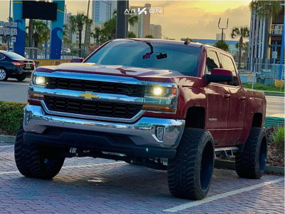 1 2018 Silverado 1500 Chevrolet Zone Suspension Lift 65in Arkon Off Road Lincoln Black