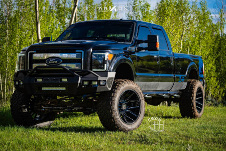 2012 Ford F-350 Super Duty - 24x14 -81mm - ARKON OFF-ROAD Roosevelt - Suspension Lift 8" - 40" x 15.5"