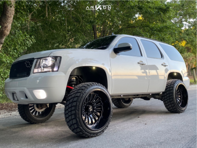 2007 Chevrolet Tahoe - 24x14 -81mm - ARKON OFF-ROAD Alexander - Suspension Lift 7.5" - 35" x 12.5"
