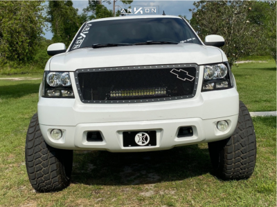 1 2007 Tahoe Chevrolet Rough Country Suspension Lift 7in Arkon Off Road Alexander Black