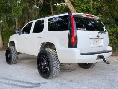1 2007 Tahoe Chevrolet Rough Country Suspension Lift 7in Arkon Off Road Alexander Black