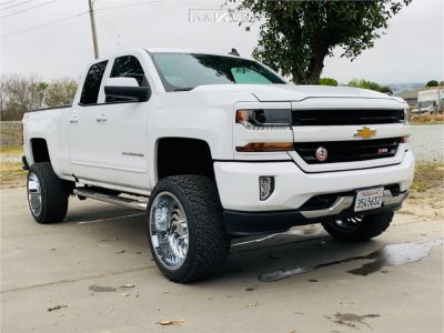 1 2018 Silverado 1500 Chevrolet Superlift Suspension Lift 65in Arkon Off Road Crown Series Victory Chrome