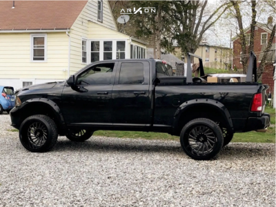 1 2017 1500 Ram Rough Country Suspension Lift 6in Arkon Off Road Caesar Black