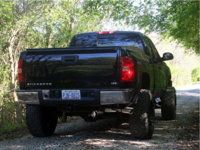 1 2008 Silverado 1500 Chevrolet Mcgaughys Suspension Lift 7in Arkon Off Road Lincoln Black