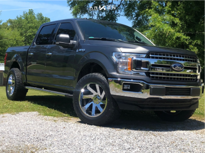 1 2018 F 150 Ford Rough Country Leveling Kit Arkon Off Road Lincoln Chrome