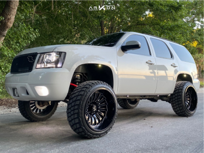 2007 Chevrolet Tahoe - 24x14 -81mm - ARKON OFF-ROAD Alexander - Suspension Lift 7.5" - 35" x 12.5"