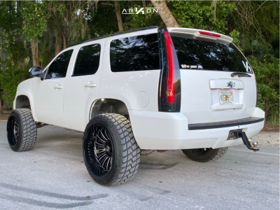 1 2007 Tahoe Chevrolet Rough Country Suspension Lift 75in Arkon Off Road Alexander Black